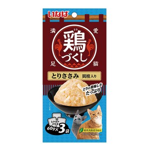 챠오츄르 고양이 치킨가득파우치 3p, 혼합맛(닭가슴살/관자), 180g, 1개