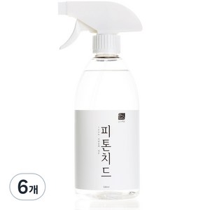 순수백과 피톤치드 프리미엄 탈취제 본품, 500ml, 6개