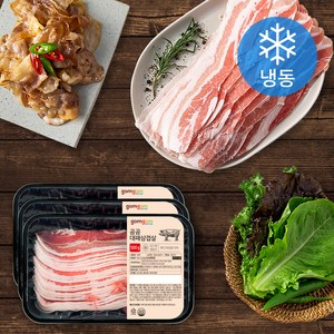 곰곰 대패삼겹살 (냉동), 500g, 3개