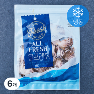 손질 김씨밥 주꾸미 12미 (냉동), 400g, 6개