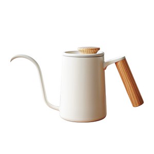 칼딘 브루오 커피 핸드 드립 포트 아이보리, 드립포트 + 뚜껑, 350ml