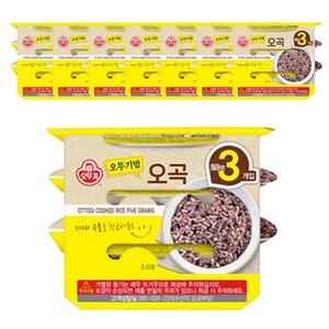 맛있는 오뚜기밥 오곡, 210g, 24개