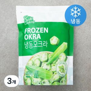 퀵쿠킹 오크라 (냉동), 400g, 3개