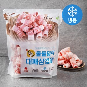 파머스팩 한돈 대패 삼겹살 (냉동), 1kg, 1개