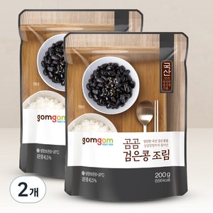 곰곰 검은콩조림, 2개, 200g