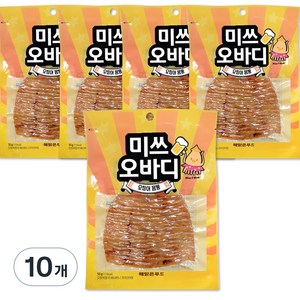 해맑은푸드 미쓰오바디 오징어, 10개, 50g