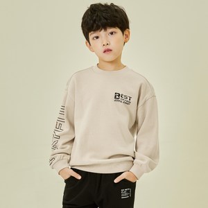스푼 아동용 플레이 기모 티셔츠