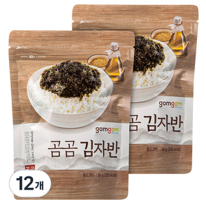 곰곰 김자반, 50g, 12개