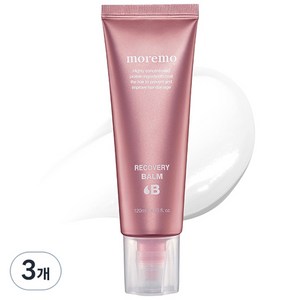 모레모 리커버리 밤 B 헤어트리트먼트, 120ml, 3개