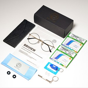 브리뷰 Optician Made 와그너 라운드 블루라이트 차단 안경