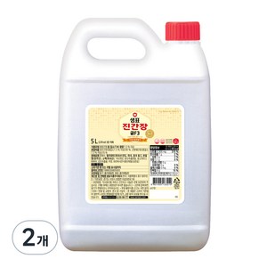 샘표 진간장 금F3, 5L, 2개