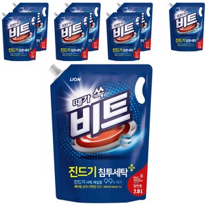 비트 진드기 침투세탁 액체세재 리필, 8개