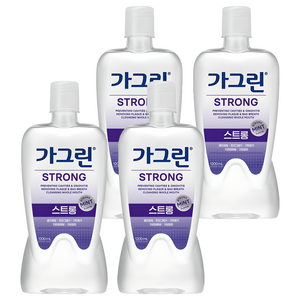 가그린 스트롱 구강청결제, 1.2L, 4개