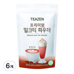 티젠 프리미엄 밀크티 파우더, 500g, 1개입, 6개