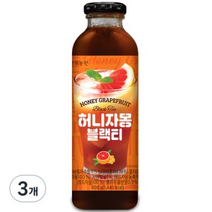 다농원 허니자몽 블랙티, 600g, 1개입, 3개