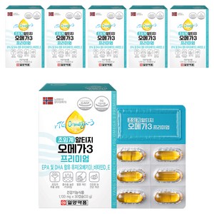 일양약품 초임계 알티지 오메가3 프리미엄, 33g, 6개