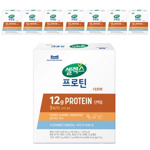 셀렉스 프로틴 너츠바, 300g, 8개