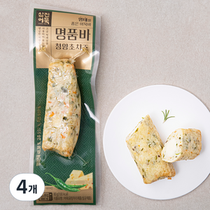 삼진어묵 명품바 청양초치즈, 80g, 4개