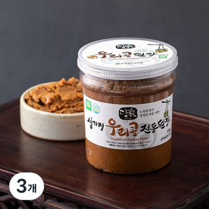 담가 우리콩 전통된장, 500g, 3개