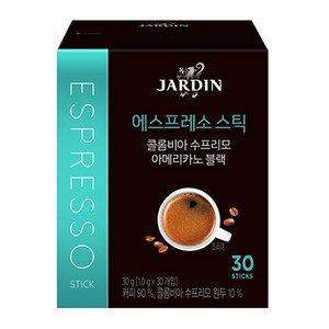 쟈뎅 아메리카노 블랙 콜롬비아 수프리모, 30개입, 1개