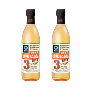 청정원 정통 현미 식초, 800ml, 6개