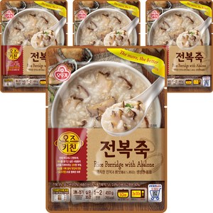 오뚜기 오즈키친 전복죽, 450g, 4개