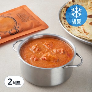 뉴델리인디안푸드 치킨마크니 180g + 버터난 180g (냉동), 2세트