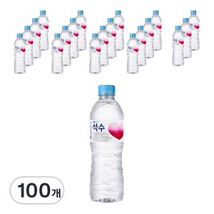 석수 국산생수, 500ml, 100개