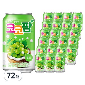 코코팜 포도, 340ml, 72개