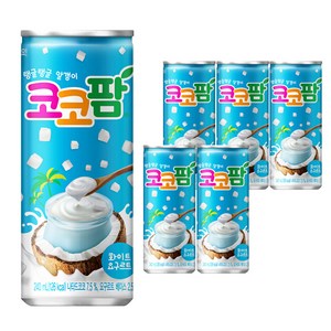 코코팜 화이트 요구르트, 240ml, 6개