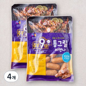 목우촌 주부9단 통그릴 비엔나 소시지, 280g, 4개