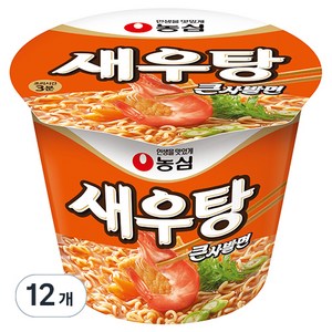 농심 새우탕큰사발 115g, 12개