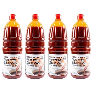 쿠즈락 맛있는 고추장 소스, 2.2kg, 4개