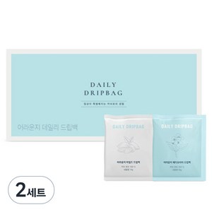 어라운지 데일리 드립백 커피 에티오피아12p + 마일드12p 세트, 24개입, 2개, 10g