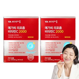 비타민마을 메가씨 리포좀 비타민C 2000 30p, 60g, 2개