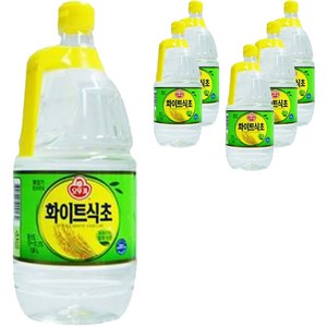 오뚜기 화이트 식초, 1.8L, 6개