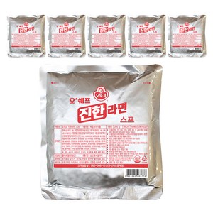 오뚜기 오쉐프 진한 라면스프, 285g, 6개