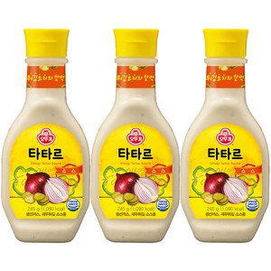 오뚜기 타타르 소스, 245g, 3개