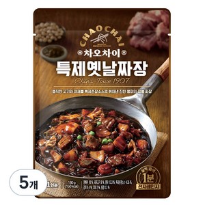 차오차이 특제옛날짜장, 180g, 5개