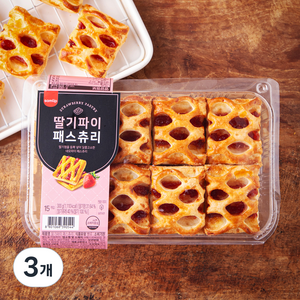 삼립 딸기파이 페스츄리 15개입, 300g, 3개