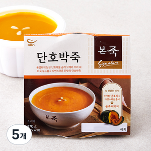 본죽 단호박죽, 270g, 5개