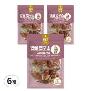 참좋은간식 건식타입 연골말이 100g, 6개, 소