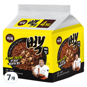 백쿡 빽짜장 140g, 28개