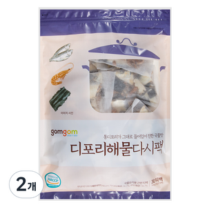 곰곰 디포리해물다시팩, 18g, 60개, 18g