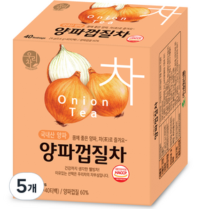 우리차 양파껍질차, 0.6g, 40개입, 5개