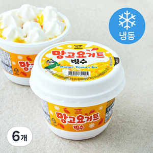 서주 망고 요거트 빙수 (냉동), 250ml, 1개입, 6개