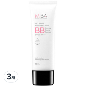 미바 이온칼슘 미네랄 비비크림 SPF50+ PA+++ 50ml, 3개