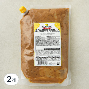 코다노 블랙페퍼 마요소스, 2kg, 2개