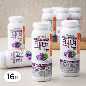 파스퇴르 쾌변 요구르트 포도 8입, 150ml, 16개