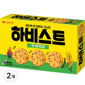 롯데웰푸드 하비스트 오리지널, 300g, 2개